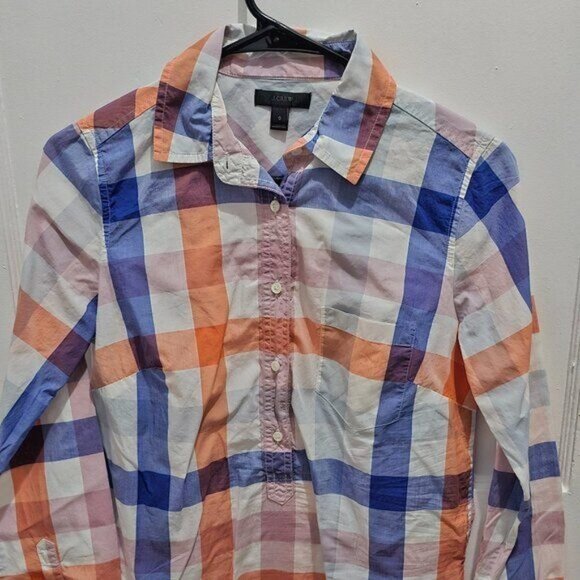 J. Crew Tops - J. CREW Casual Long Sleeve Button Women's Shirt - Size 0